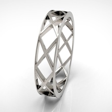 geometric ring jewelry modern design 3d 3dprintable cnc 3dprint jewellery minimalism rings silver jewel printable gold shape 3d print model - Mito3D
