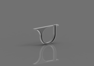 Geometrie Ring Design abstrakt Kunst Illustration juwel Schmuck Ringe 3d print model - Mito3D