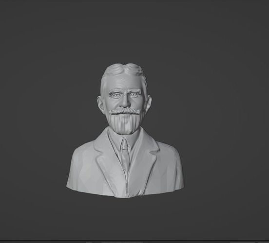 Jorge Bernardo shaw George Bernard Shaw bernardo irlandesa dramaturgo polemista crítico activista marx socialismo socialista mussolini stalin Shakespeare escritor novelista Arte esculturas 3D print model - Mito3D