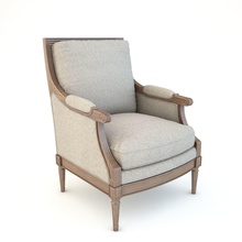 georges jacob house louis xvi armchair furniture 3d print model - Mito3D