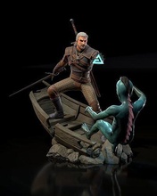 Geralt Rivia sorceleur 3 ciri Yennefer fantaisie table dnd figurine Jeu art ventilateur traître monstre médaillon sculptures 3d print model - Mito3D