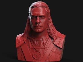 Geralt Rivia the Cadı büyücü netflix Henry Cavill Süpermen heykel canavar iblis mutant yaratık Ciri Yennefer benzerlik gerçekçi minyatürler figürinler Sanat heykeller 3d print model - Mito3D