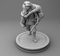 alemán médico Ejército urss guerra mundo peligro 3d modelos impresión perro juegos juguetes 3d print model - Mito3D
