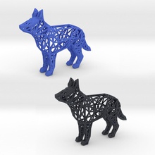 Alman Çoban oyun-oyuncak sıkı çoban köpek köpekler yavrusu doglover doggo 3d geometrik modelleri baskı basılmıştır geometri designtech mimarlar parametrik tasarım benzersiz xeebone oyunlar oyuncaklar oyuncak oyunları 3d print model - Mito3D