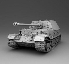 alemão tanque Ferdinand guerra ww2 arma Alemanha ussr 3dmodel 3dprinting jogos brinquedos 3d print model - Mito3D
