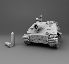 Deutsche Panzer sturmtiger Krieg ww2 Waffe Deutschland ussr 3dmodel 3dprinting Spiele Spielzeuge 3d print model - Mito3D