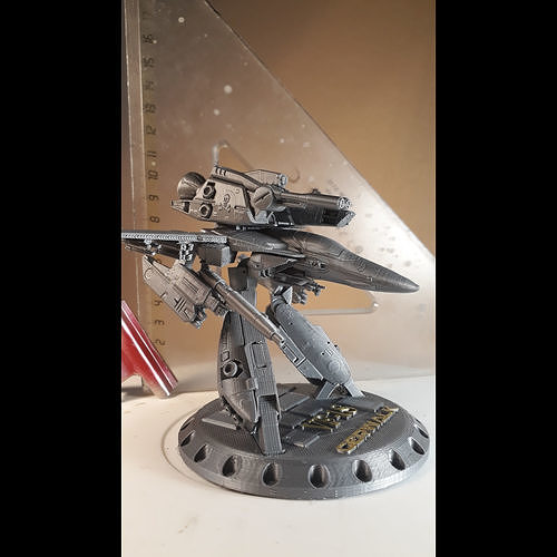 gerwalk vf 1s macross robotech statisch zahl walküre mecha roboter karikatur anime spielzeuge highpoly mech sci fi spielzeug flugzeug spiele charakter kunst mathematisch 3D print model - Mito3D