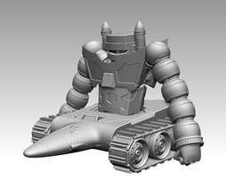 getter-3 3d print toy mecha robot getter robo games toys 3d print model - Mito3D