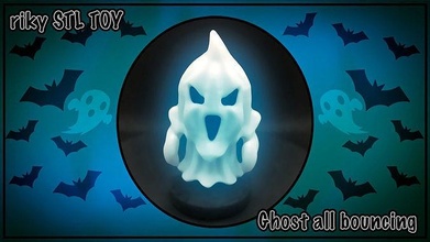 ghost bouncing parts halloween monster sculpture statue creature grave spooky scary zombie haunted games toys 3d print model - Mito3D