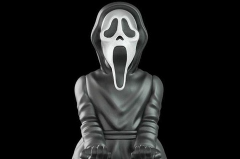 ghost face joystick holder ghostface nerd geek horror xbox playstation games toys game accessories 3d print model - Mito3D