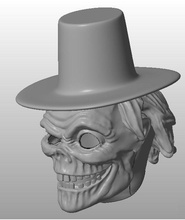 fantasma mascarar crânio capacete bruxas arte 3d print model - Mito3D