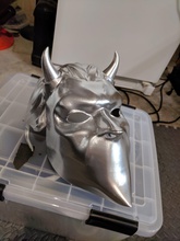 hayalet isimsiz gulyabani maske kask grup ağır metal şeytan boynuz lucifer iyi bc bc hortlaklar sanat taramalar kopyalar 3d print model - Mito3D
