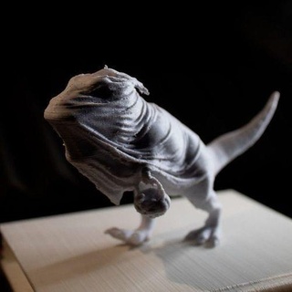ghost t-rex halloween rex reptile extinct dino prehistoric jurassic creature dinosaur predator art beast lizard sculptures 3d print model - Mito3D