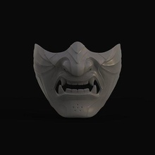 hayalet of tsushima jin sakai maske ghostoftsushima oyun samuray ronin ninja hobi kendin yap 3d print model - Mito3D