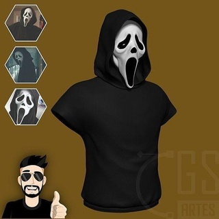 ghostface - scream movie ghost face halloween horror scary sculptures bust figurine mask jigsaw monster character saw doll panico head art 3d print model - Mito3D