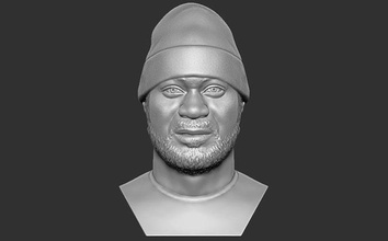 ghostface killah bust 3d printing ghostface killah nelly ludacris ice cube notorious biggie rapper eminem jay eazy snoop dogg dre coast kanye west singer diddy art sculptures ice cube