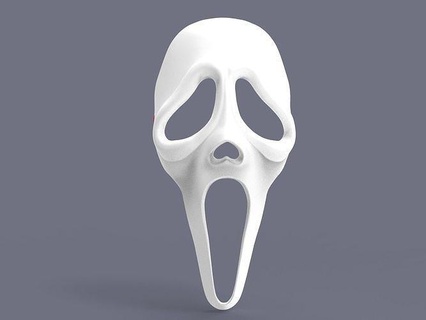 ghostface scream mask dbd game deadbydaylight character cosplay dark face games toys halloween horror head man scary hobby diy 3d print model - Mito3D
