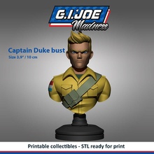gi joe caracteres capitán duque juguetes 3dprint dibujos animados coleccionables zbrush figuras acción imprimible 3dmodel juegos combate ejército series televisión 80s 3d print model - Mito3D
