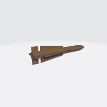 gi joe skystriker missile 3 gros avion f14 militaire jeux jouets 3d print model - Mito3D