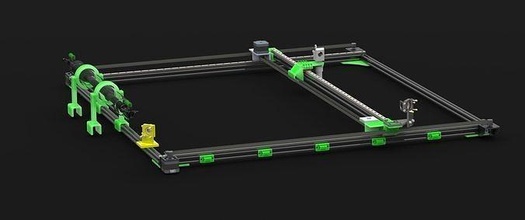 dev k40 provake etmek parçalar to inşa co2 lazer kesici kesmek cnc grbl akrilik kendin yap hobi mekanik 3d print model - Mito3D