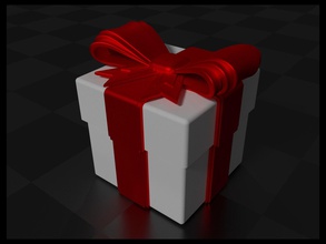 hediye kutusu şerit yay ev Noel meydan mevcut hediyesi kurdele açar kapak tatil kap kaplar doğum günü giftbox xmas aksesuarlar 3d print model - Mito3D
