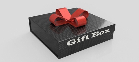 scatola regalo hobby-fai da te box giftbox di natale vacanza felice presente la decorazione contenitore personalizzabile hobby il fai altri 3d print model - Mito3D