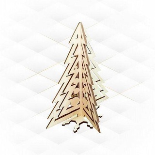 gift christmas tree ready laser cut design decor vector cutting pattern svg engraving drawing model glowforge template hobby diy 3d print model - Mito3D