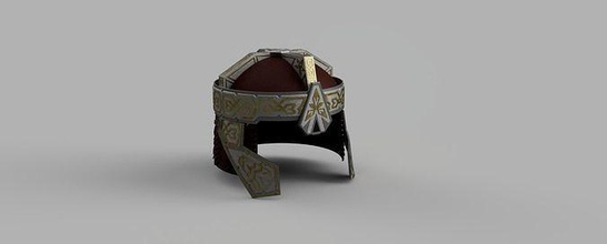 gimli helmet - lord of rings fantasy lotr dwarf dwarven medievel fellowship movies diy printing armor hobby 3d print model - Mito3D