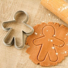 gingerbread man cookie cutter professional house 3dprinting biscuit biscuits cookiecutter cooky dining fondant ginger household keyhole kitchen kitchenware pastry printable 3d print model - Mito3D