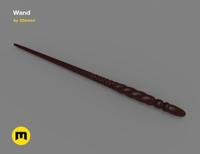 ginny weasley wand - harry potter films magic mage wizzard love ginevra redhead prop costume halloween gift games toys 3d print model - Mito3D