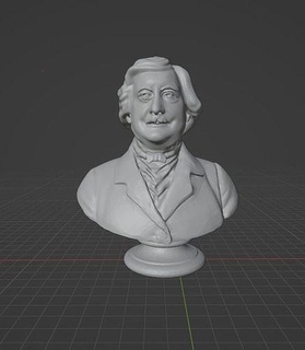 gioachino Rossini italiano compositor Grieg norueguês pianista frederico Chopin messias músico bach vivaldi Mozart salieri arriscado Shostakovich RalphWilliams arte esculturas 3d print model - Mito3D