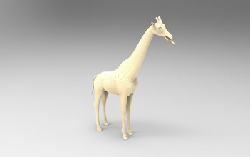 giraffe 3d printable games-toys model animals toy games toys 3d print model - Mito3D