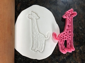 jirafa cortador de galletas casa la a los animales animal el zoológico cookie cortadores 3d comedor cocina 3d print model - Mito3D