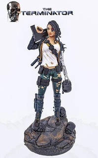 menina Exterminador Futuro mulher fêmea robô jogos brinquedos 3d print model - Mito3D