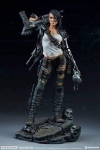 girl terminator pelicula woman sculpture art cyborg female robot future games toys 3d print model - Mito3D