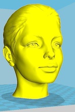 girls head art 3dmodel stlmodel girl model sculptures 3d print model - Mito3D