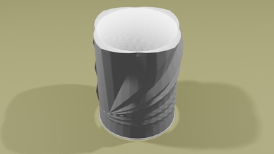 bardak kahve çay fincan kağıt bira yapabilmek sanat konteyner mobilya paket ev eşyaları sofra takımı 3d print model - Mito3D