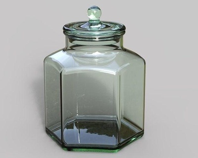 glass jar ceramic tableware houseware kitchen porcelain pot food pickle storage supplement boyam house accessories 3d print model - Mito3D