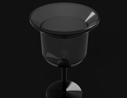 glass wine drink drunk cup bottle liquor beer bar champagne whiskey pub vodka tableware martini table house kitchen dining 3d print model - Mito3D