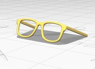 glasses sunglasses sunglass specs spectacle spectacles spec contacts google goggles fashion eyesight optical rayban eye eyewear optic accessory monocle 3d print model - Mito3D