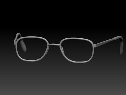 Gözlük 3d model baskı biçimleri obj fbx Sanat heykeller 3d print model - Mito3D