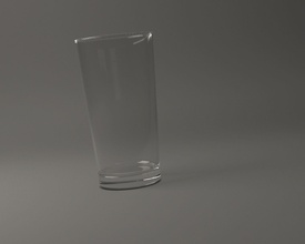 glassware longo vidro 003 talheres bebida copo cálice utensílios domésticos bebendo óculos líquido restaurante Projeto cristal Barra impresso água casa cozinha 3d print model - Mito3D