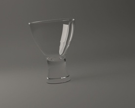glassware---cocktail glass 002 glassware tableware drink tumbler cup goblet houseware drinking glasses liquid cocktail printed champagne flute bark wine design liquor dining room house kitchen 3d print model - Mito3D