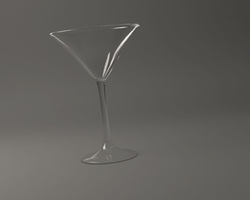 glassware cocktail glas 007 glaswaren geschirr getränk becher tasse kelch haushaltswaren trinken brille alkohol flüssigkeit design kneipe bar restaurant essen zimmer kristall haus küche 3d print model - Mito3D