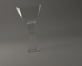 glassware---square cocktail glass 003 glassware tableware drink tumbler cup goblet houseware drinking glasses martini bar square design gin crystal liquor pub dining room house kitchen 3d print model - Mito3D