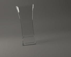 glassware square vidro 011 talheres bebida copo cálice utensílios domésticos bebendo óculos água quadrado projeto impresso cristal jantar casa cozinha 3d print model - Mito3D