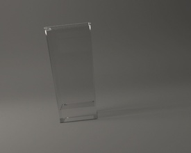 glassware square vidro 012 talheres bebida copo cálice utensílios domésticos bebendo óculos água Projeto quadrado jantar cristal casa cozinha 3d print model - Mito3D