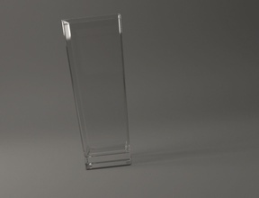 glassware square uzun bardak 001 cam eşya sofra takımı İçmek Fincan kadeh ev eşyaları içme Gözlük kristal su bardağı tasarım Meydan Su basılı yemek oda mutfak 3d print model - Mito3D