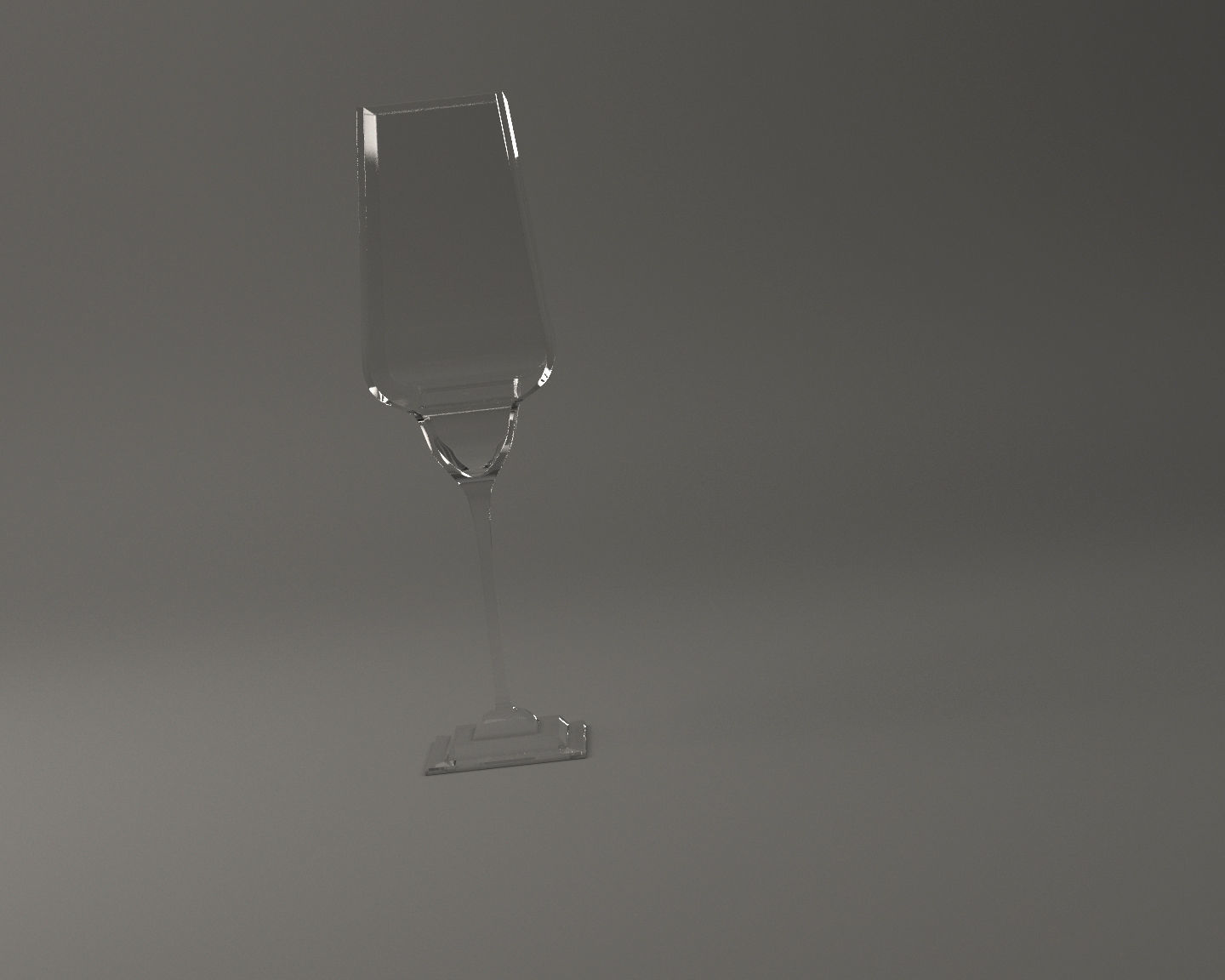 glassware square vino bicchiere 001 cristalleria stoviglie bevanda tazza calice casalinghi potabile bicchieri cristallo stampato piazza design celebrazione alcol cocktail bar casa cucina cenare 3D print model - Mito3D