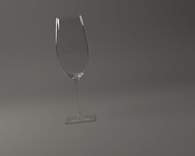 glassware---square wine glass 004 glassware tableware drink tumbler cup goblet houseware drinking glasses champagne square flute dining room liquor cocktail design crystal bar house kitchen 3d print model - Mito3D